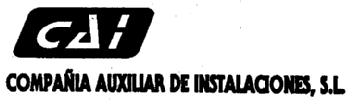 CAI COMPAÑIA AUXILIAR DE INSTALACIONES, S.L