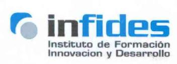 INFIDES INSTITUTO DE FORMACION INNOVACION Y DESARROLLO