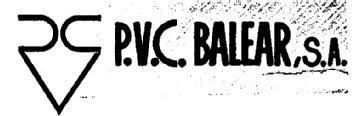 P.V.C. BALEAR, S.A