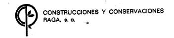 CCR CONSTRUCCIONES Y CONSERVACIONES RAGA S.A