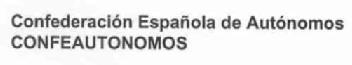 CONFEDERACION ESPAÑOLA DE AUTONOMOS CONFEAUTONOMOS