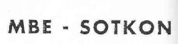 MBE-SOTKON