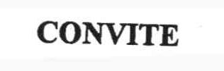 CONVITE