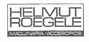 HELMUT ROEGELE MAQUINARIA/ACCESORIOS