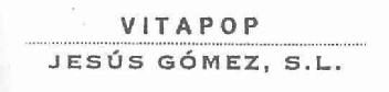VITAPOP JESUS GOMEZ, S.L