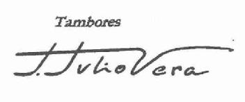 TAMBORES J.JULIO VERA