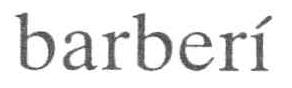 BARBERI