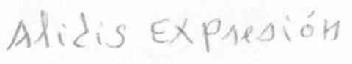 ALIDIS EXPRESION