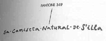 SA CAMISETA NATURAL DE S'ILLA