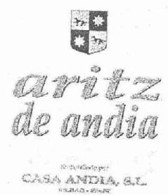 ARITZ DE ANDIA EMBOTELLADO POR CASA ANDIA, S.L