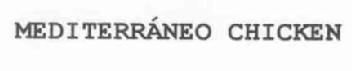 MEDITERRANEO CHICKEN