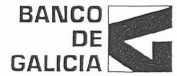 BANCO DE GALICIA G