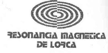 RESONANCIA MAGNETICA DE LORCA