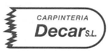 CARPINTERIA DECAR S.L