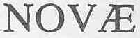 NOVAE