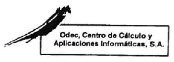 ODEC, CENTRO DE CALCULO Y APLICACONES INFORMATICAS, S.A