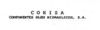 COHISA COMPONENTES OLEO HIDRAULICOS, S.A
