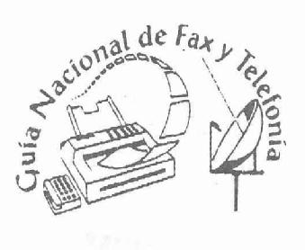 GUIA NACIONAL DE FAX Y TELEFONIA