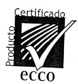 PRODUCTO CERTIFICADO ECCO