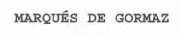 MARQUES DE GORMAZ