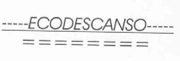 ECODESCANSO