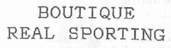 BOUTIQUE REAL SPORTING