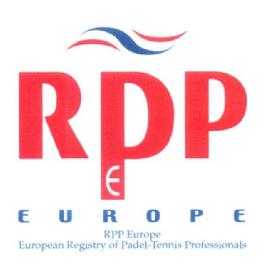 RPP EUROPE EUROPEAN REGISTRY OF PADEL-TENNIS PROFESSIONALS