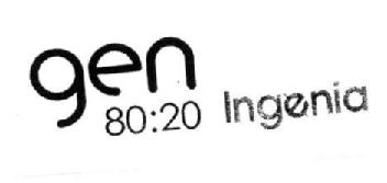 GEN 80.20 INGENIA