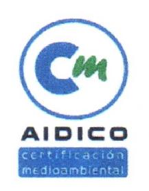 CM AIDICO CERTIFICACION MEDIOAMBIENTAL