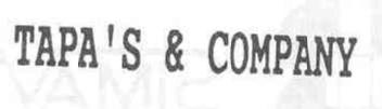 TAPA'S & COMPANY