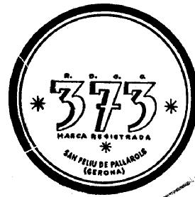 373 MARCA REGISTRADA SAN FELIU DE PALLAROLS (GERONA)