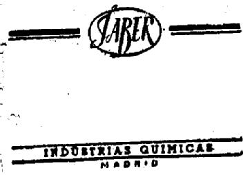 JABER INDUSTRIAS QUIMICAS MADRID