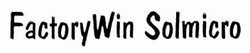 FACTORYWIN SOLMICRO