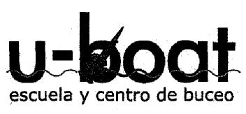U-BOAT ESCUELA Y CENTRO DE BUCEO