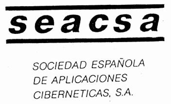 SEACSA SOCIEDAD ESPAÑOLA DE APLICACIONES CIBERNETICAS, S.A