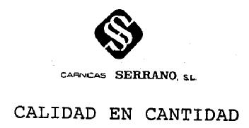 SS CARNICAS SERRANO, S.L. CALIDAD EN CANTIDAD