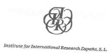 IIR INSTITUTE FOR INTERNATIONAL RESEARCH ESPAÑA S.L