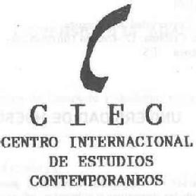 CIEC CENTRO INTERNACIONAL DE STUDIOS CONTEMPORANEOS