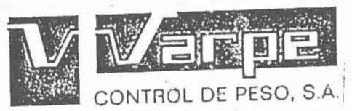 V VARPE CONTROL DE PESO, S.A