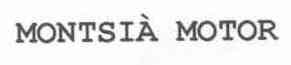 MONTSIA MOTOR