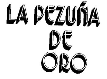 LA PEZUÑA DE ORO
