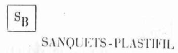 SB SANQUETS-PLASTIFIL