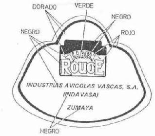 LABEL ROUGE. INDUSTRIAS AVICOLAS VASCAS, S.A. (INDAVASA) ZUMAYA