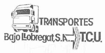 TRANSPORTES BAJO LLOBREGAT, S.L. T.C.U