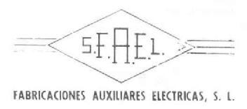 S.F.A.E.L. FABRICACIONES AUXILIARES ELECTRICAS, S.L