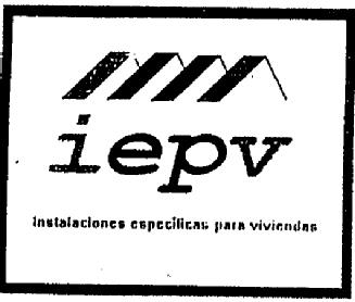 IEPV INSTALACIONES ESPECIFICAS PARA VIVIENDAS