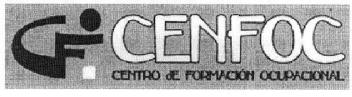 CF CENFOC CENTRO DE FORMACION OCUPACIONAL