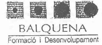 BALQUENA FORMACIO I DESENVOLUPAMENT