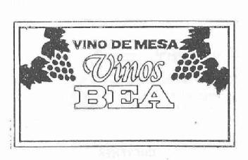 VINO DE MESA VINOS BEA