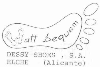 WATT DEQUEM DESSY SHOES, S.A